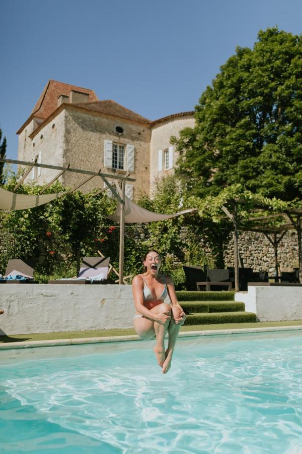 Chateau Barayre - Beautiful 12Th Century Castle With Pool And Large Garden Laussou Экстерьер фото